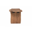 Werrick Live Edge Solid Wood Dining Bench in Brown 60 Inches Long