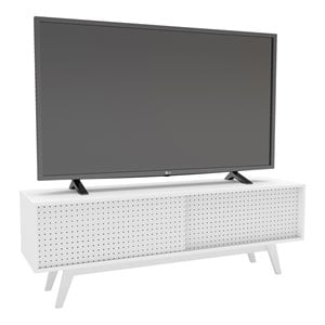 Boahaus Albany 3-Shelf Modern Wood TV Stand for TVs up to 60&quot in White