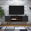 Boahaus Atlanta 3-Shelf Modern Wood TV Stand for TVs up to 58