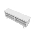 Boahaus Austin 4-Shelf Modern Wood TV Stand for TVs up to 55