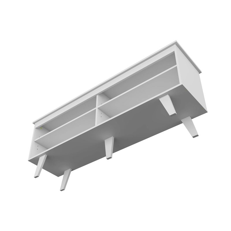 Boahaus Austin 4-Shelf Modern Wood TV Stand for TVs up to 55