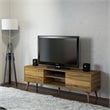 Boahaus Colorado 2-Shelf Modern Wood TV Stand for TVs up to 65