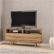 Boahaus Columbus 2-Shelf Modern Wood TV Stand for TVs up to 65