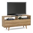 Boahaus Columbus 2-Shelf Modern Wood TV Stand for TVs up to 65