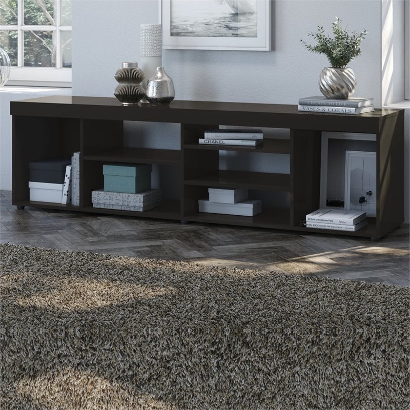Boahaus Dakota 7-Shelf Modern Wood TV Stand for TVs up to 65