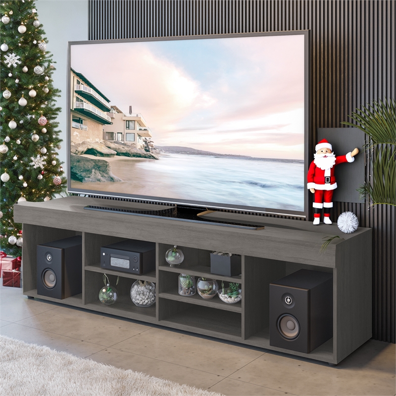 Boahaus Dakota 7-Shelf Modern Wood TV Stand for TVs up to 65