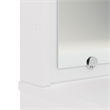 Boahaus Alice 3-Drawer Modern Wood Dressing Table with Mirror in White