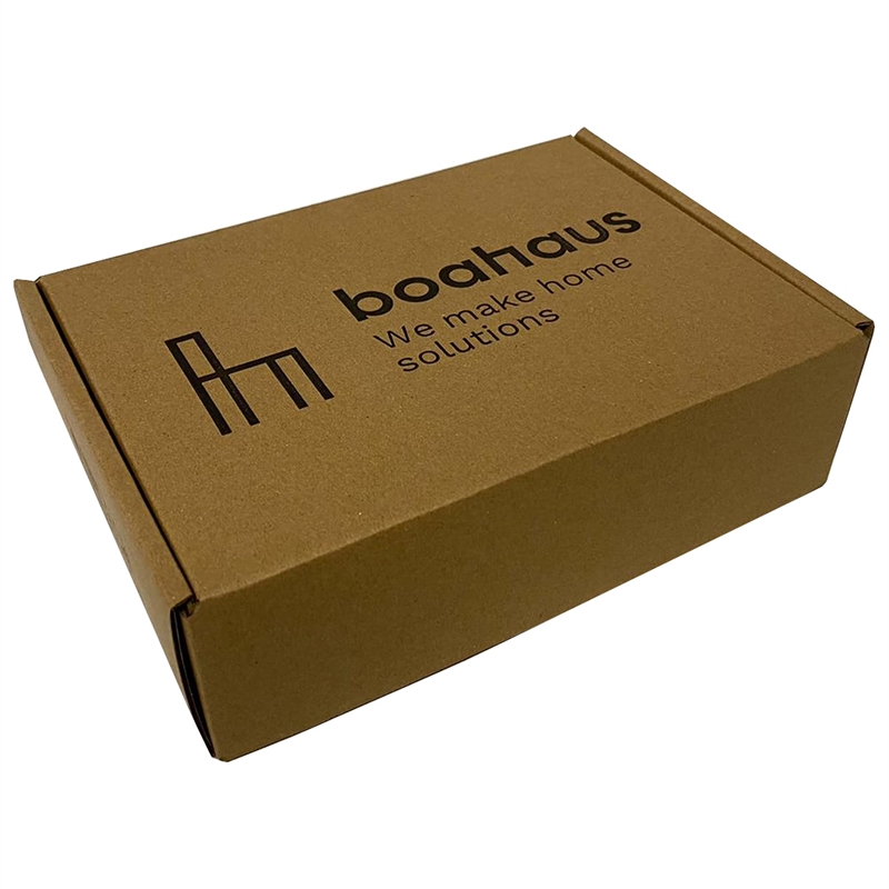 Boahaus Aurora 3-Drawer Modern Wood Dressing Table with Light Bulbs in White