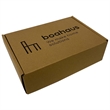 Boahaus Aurora 3-Drawer Modern Wood Dressing Table with Light Bulbs in White
