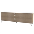 Boahaus Louisville 2-Shelf Modern Wood TV Stand for TVs up to 70