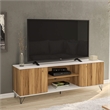 Boahaus Louisville 2-Shelf Modern Wood TV Stand for TVs up to 70