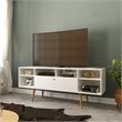 Boahaus Nashville 6-Shelf Modern Wood TV Stand for TVs up to 58
