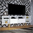 Boahaus Nashville 6-Shelf Modern Wood TV Stand for TVs up to 58