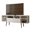 Boahaus Nashville 6-Shelf Modern Wood TV Stand for TVs up to 58