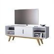 Boahaus Omaha 4-Shelf Modern Wood TV Stand for TVs up to 58