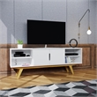 Boahaus Omaha 4-Shelf Modern Wood TV Stand for TVs up to 58