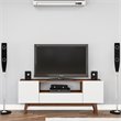 Boahaus Philadelphia 1-Shelf Wood TV Stand for TVs up to 60