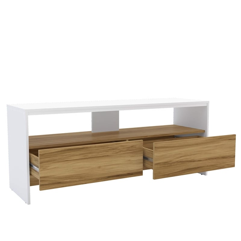 Boahaus Phoenix 1-Shelf Modern Wood TV Stand for TVs up to 55