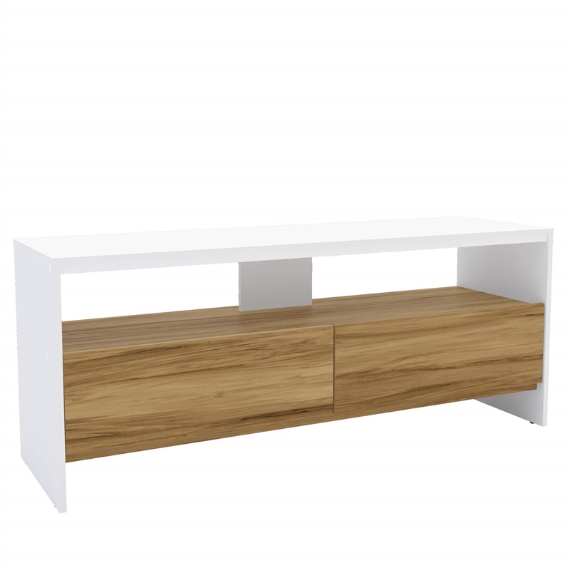 Boahaus Phoenix 1-Shelf Modern Wood TV Stand for TVs up to 55