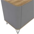 Boahaus Portland 2-Shelf Modern Wood TV Stand for TVs up to 70
