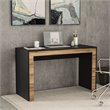 Boahaus Fukuoka Sled Base Multipurpose Modern Wood Computer Desk in Black