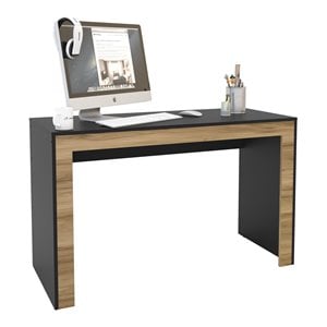 Boahaus Fukuoka Sled Base Multipurpose Modern Wood Computer Desk in Black