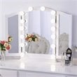 Boahaus Hollywood Adjustable Brightness Modern Plastic Light Bulbs in White