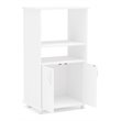 Boahaus Bremen 2-Door Modern Wood Cleaning Storage Organizer in White
