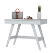 Boahaus Phillippa Multipurpose Modern Wood Makeup Vanity in White