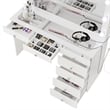 Boahaus Serena White Makeup Vanity (Basic Knobs)
