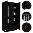 Boahaus Frankfurt Armoire (Black)