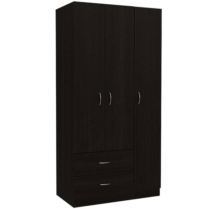Boahaus Frankfurt Armoire (Black)