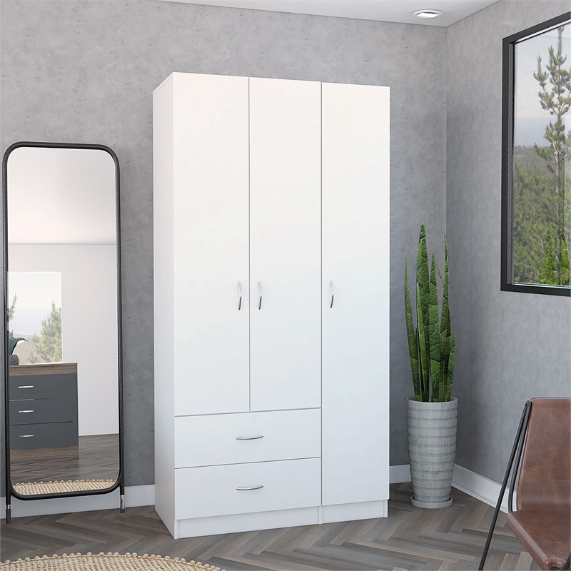 Boahaus Frankfurt Armoire (White)