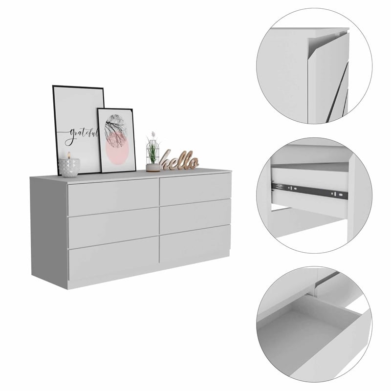 Boahaus Donna Dresser (White)