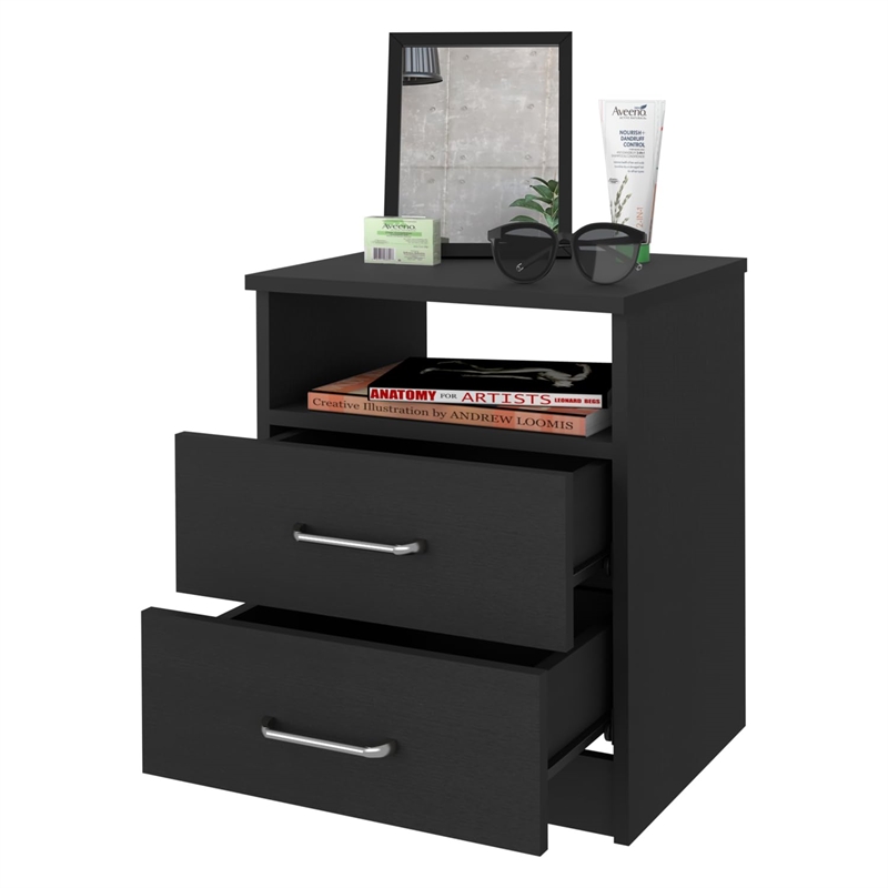Boahaus Palma Nightstand (Black)