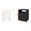 Boahaus Palma Nightstand (Black)