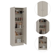 Boahaus Cayenne Kitchen Cabinet (Oak)