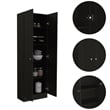 Boahaus Cayenne Kitchen Cabinet (Black)