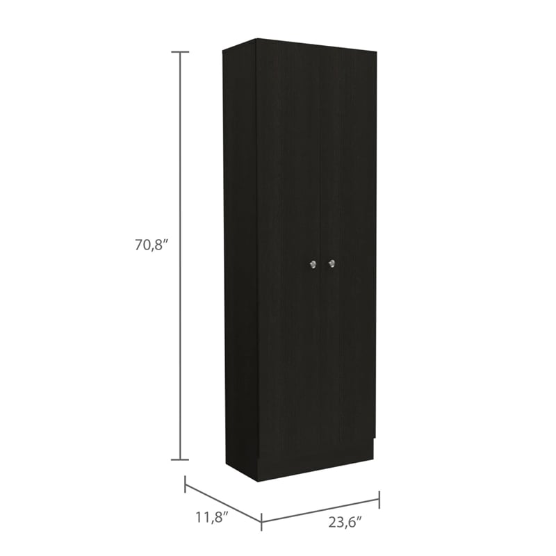 Boahaus Cayenne Kitchen Cabinet (Black)