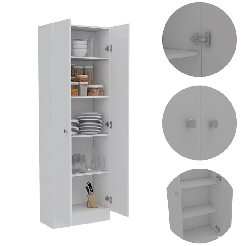 Boahaus Cayenne Kitchen Cabinet (White)