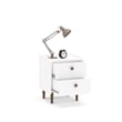 Boahaus Alcoy Modern White Nightstand