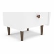 Boahaus Alcoy Modern White Nightstand