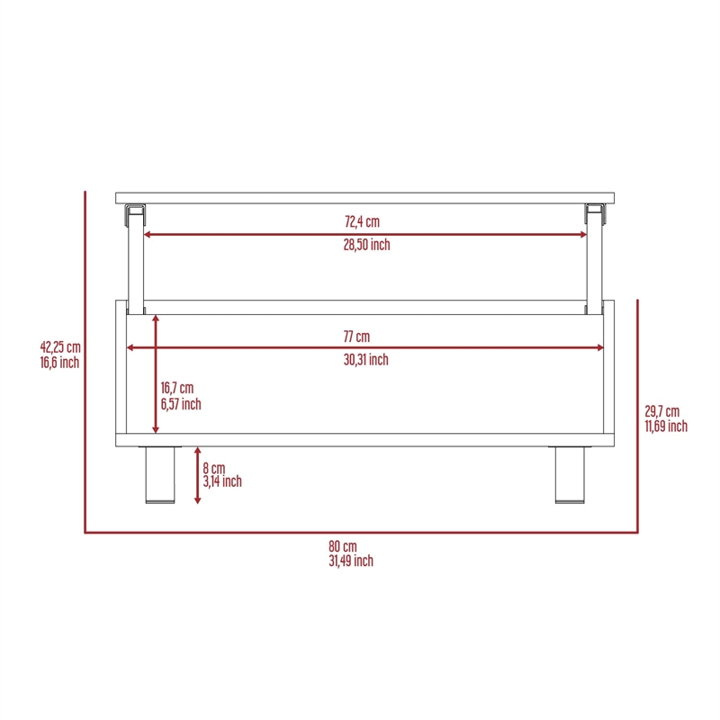 Boahaus Madison TV Stand (Black)