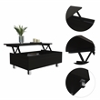 Boahaus Roma Coffee Table  (Black)