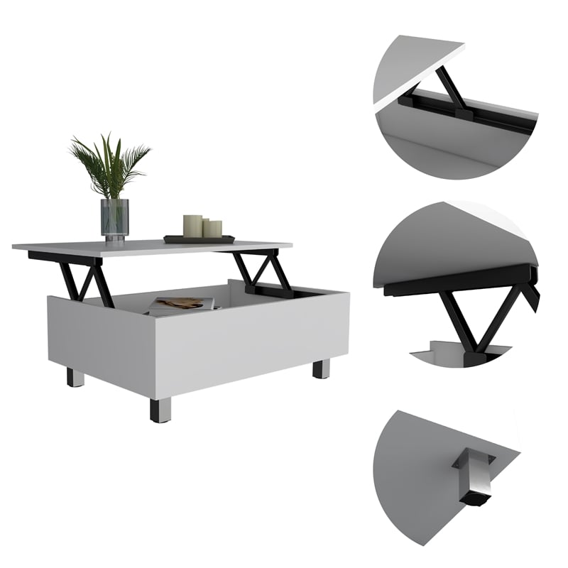 Boahaus Roma Coffee Table  (White)