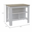 Boahaus Le Havre Kitchen Island  (Black)