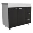 Boahaus Halonen Base Cabinet (White)