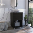 Boahaus Amanda Single Bathroom Vanity (Black)
