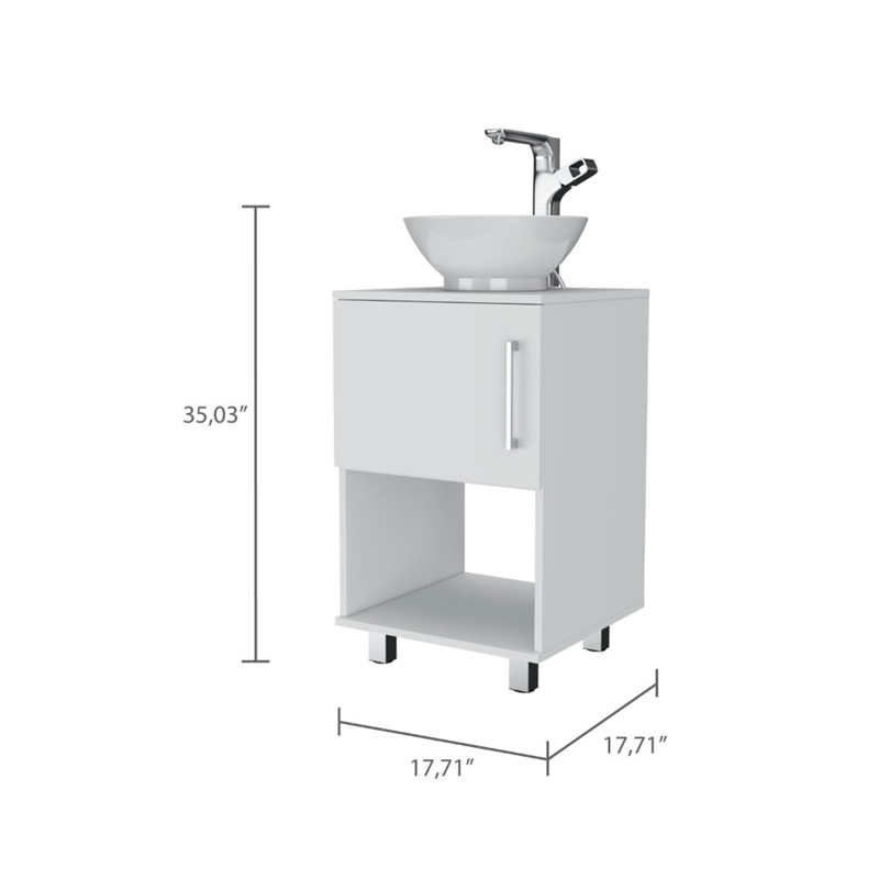 Boahaus Amanda Single Bathroom Vanity (Black)