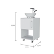 Boahaus Amanda Single Bathroom Vanity (Black)